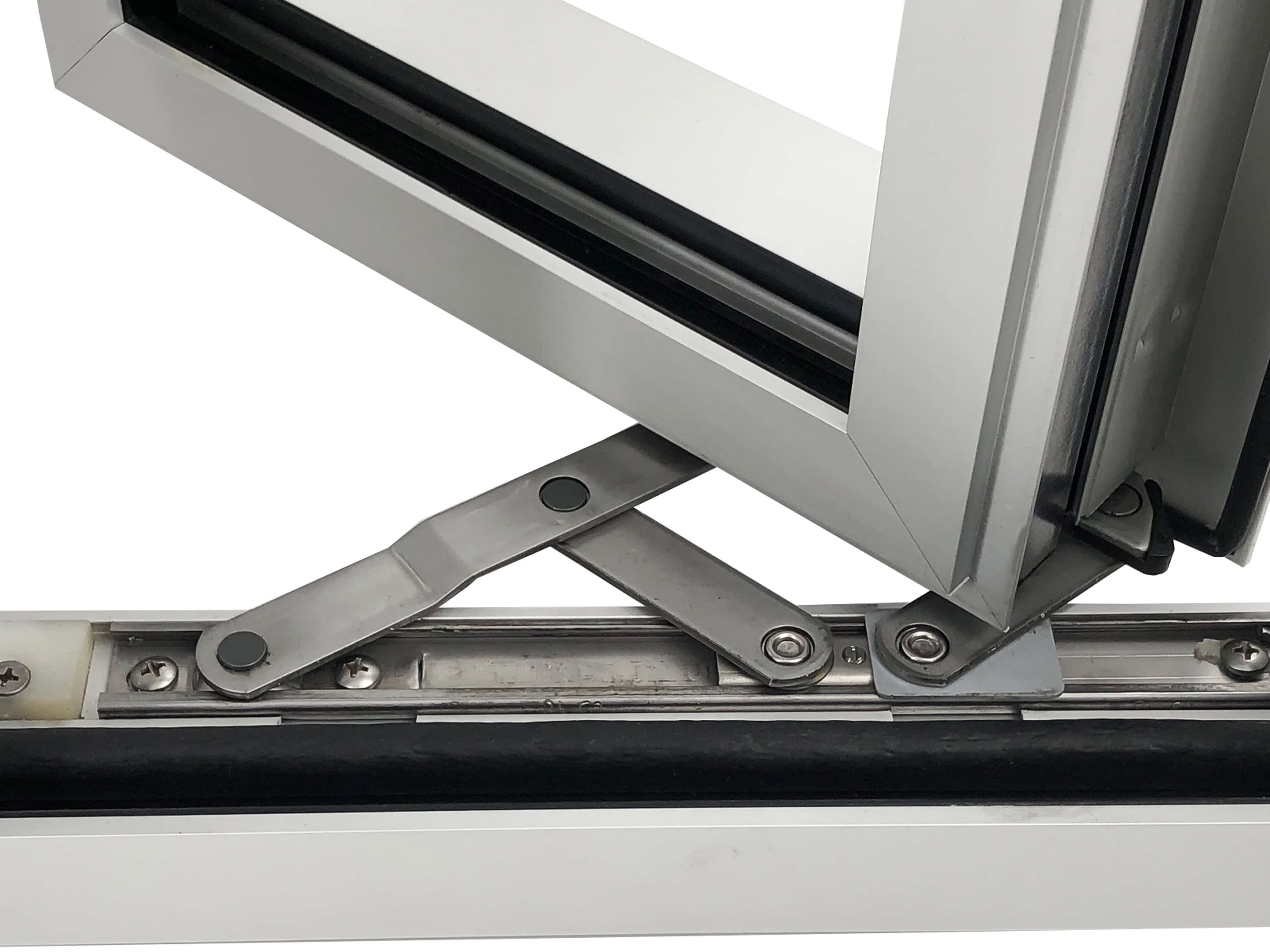 Series 450-T 4Bar Hinges open